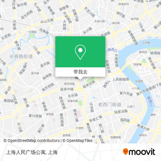 上海人民广场公寓地图