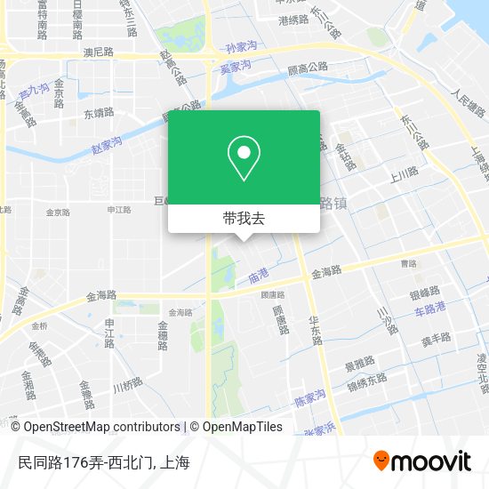 民同路176弄-西北门地图