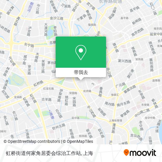 虹桥街道何家角居委会综治工作站地图