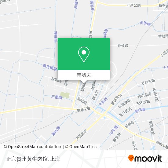 正宗贵州黄牛肉馆地图