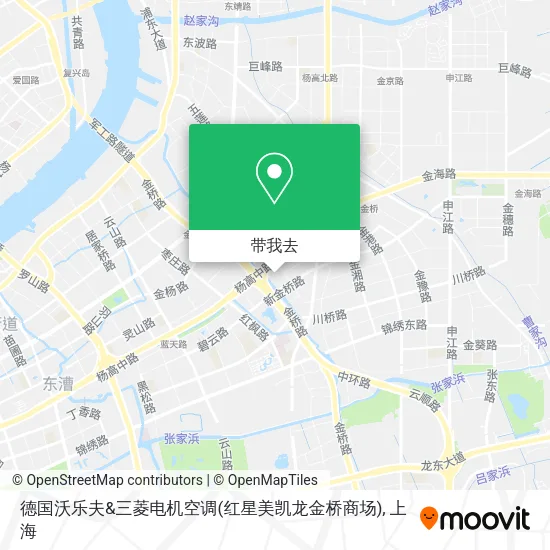 德国沃乐夫&三菱电机空调(红星美凯龙金桥商场)地图