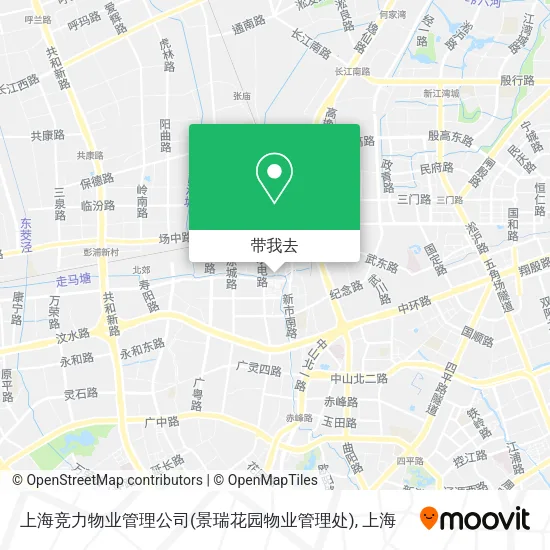 上海竞力物业管理公司(景瑞花园物业管理处)地图