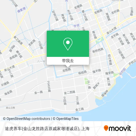 途虎养车(金山龙胜路店原戚家墩谨诚店)地图