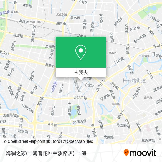 海澜之家(上海普陀区兰溪路店)地图