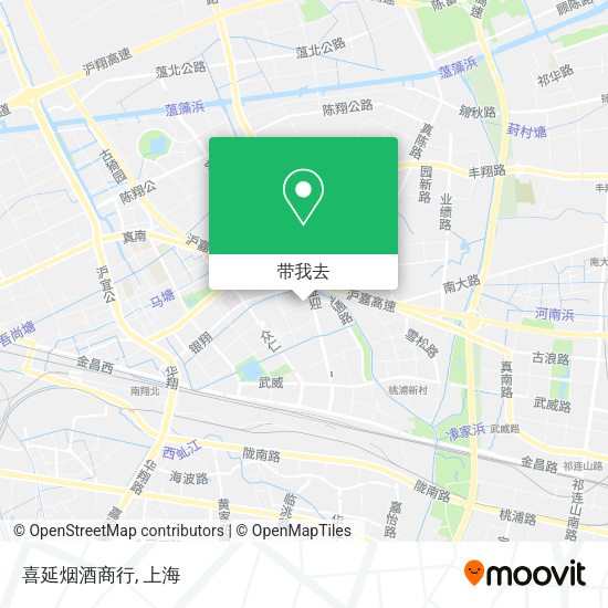 喜延烟酒商行地图