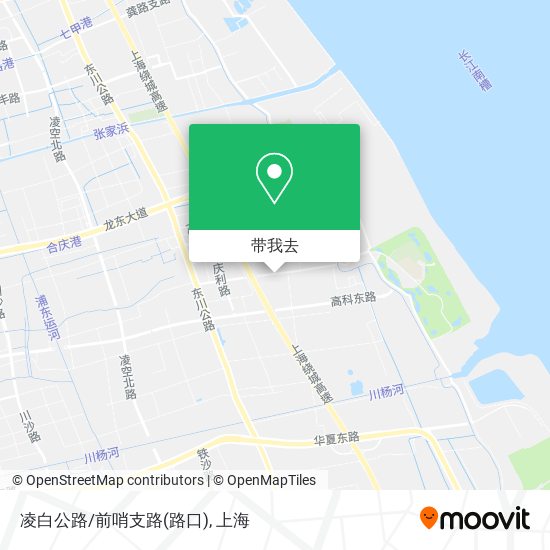 凌白公路/前哨支路(路口)地图