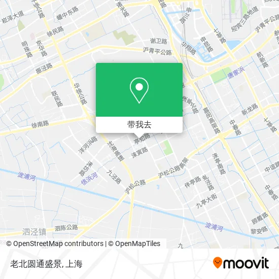老北圆通盛景地图