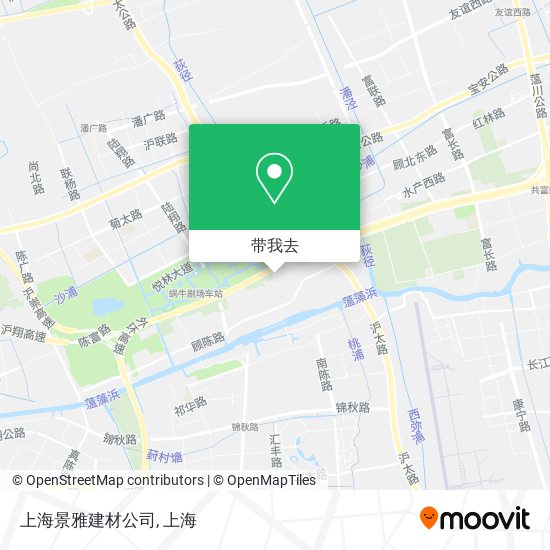 上海景雅建材公司地图