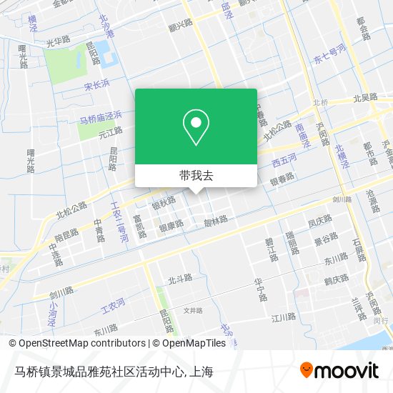 马桥镇景城品雅苑社区活动中心地图