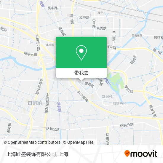 上海匠盛装饰有限公司地图
