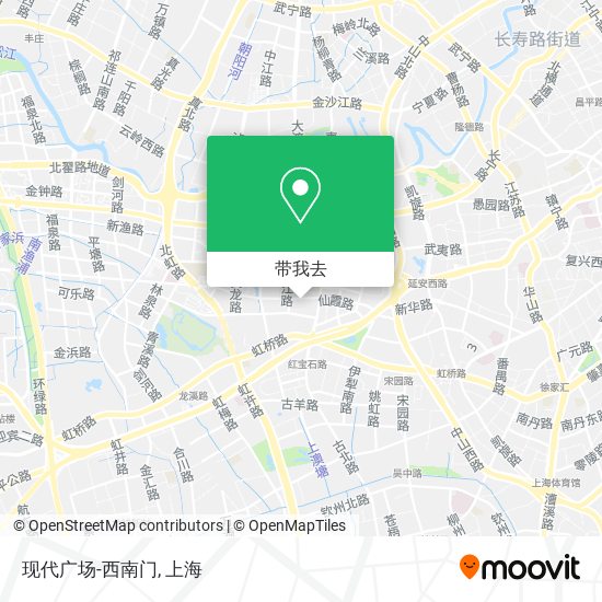 现代广场-西南门地图