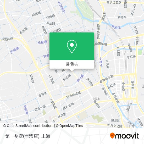 第一别墅(华漕店)地图