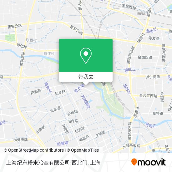 上海纪东粉末冶金有限公司-西北门地图
