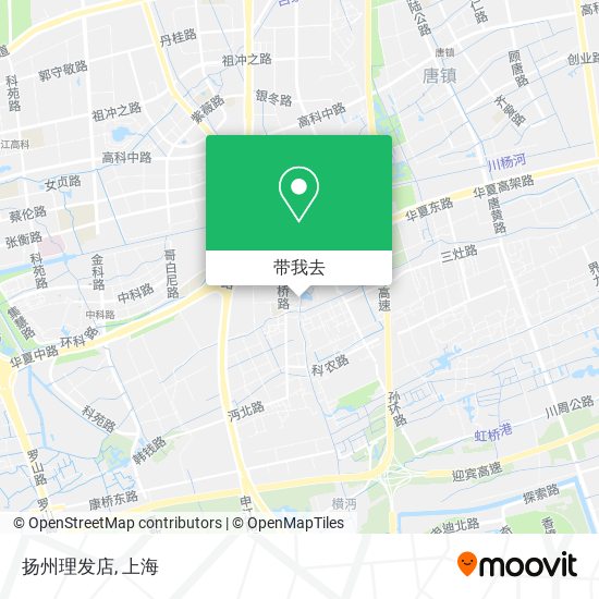 扬州理发店地图