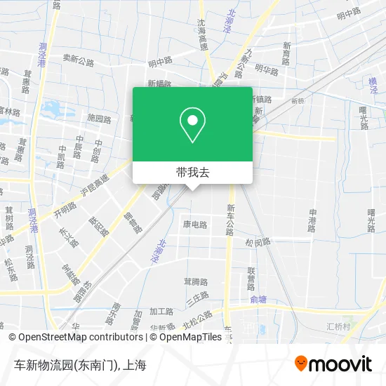 车新物流园(东南门)地图