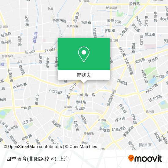 四季教育(曲阳路校区)地图
