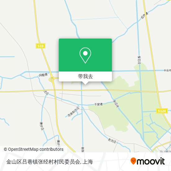 金山区吕巷镇张经村村民委员会地图