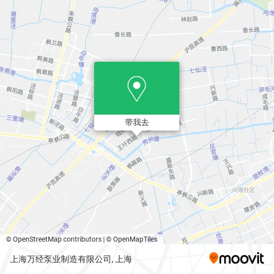 上海万经泵业制造有限公司地图