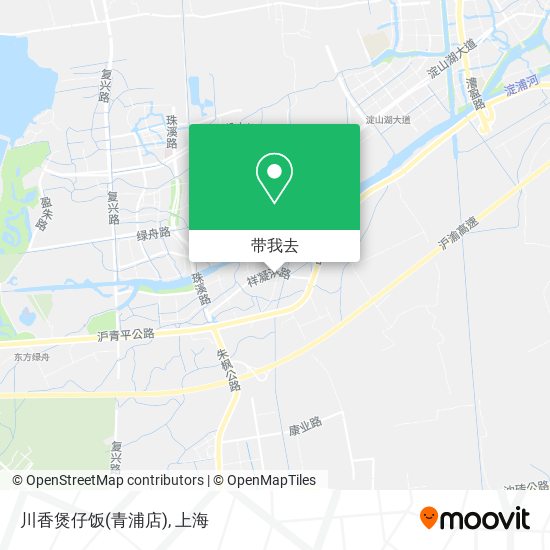 川香煲仔饭(青浦店)地图