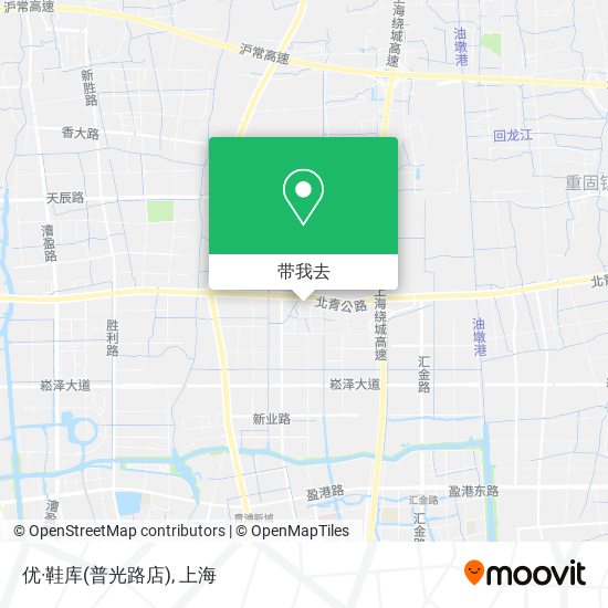 优·鞋库(普光路店)地图