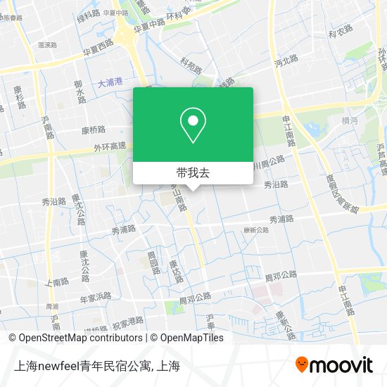 上海newfeel青年民宿公寓地图