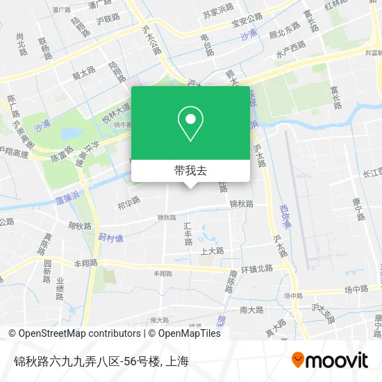 锦秋路六九九弄八区-56号楼地图