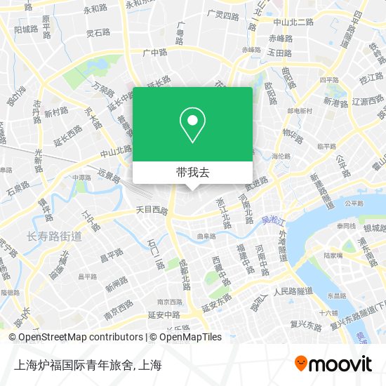 上海炉福国际青年旅舍地图