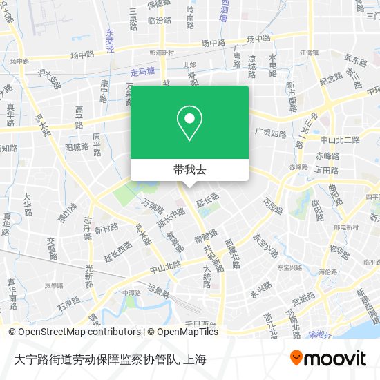 大宁路街道劳动保障监察协管队地图