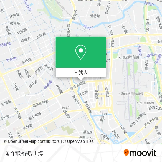 新华联福街地图