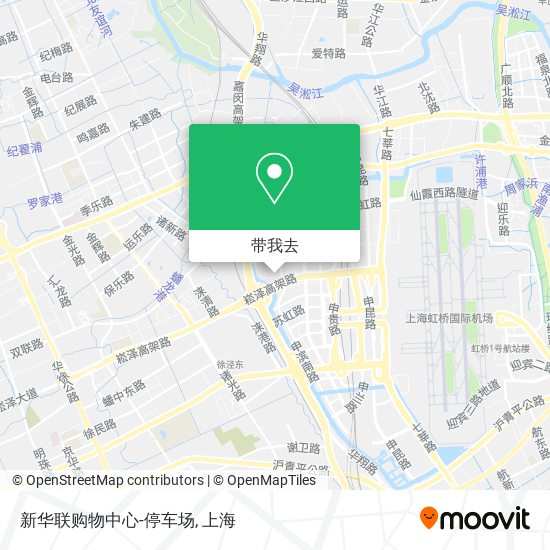 新华联购物中心-停车场地图