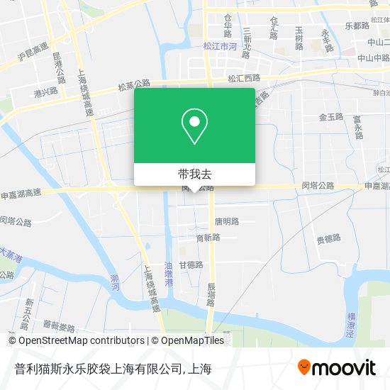 普利猫斯永乐胶袋上海有限公司地图