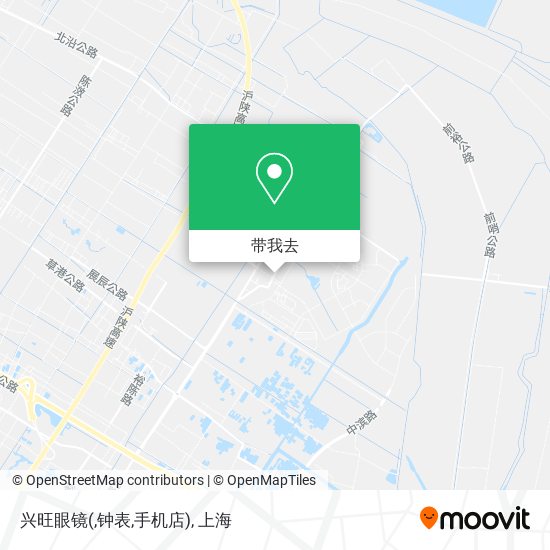 兴旺眼镜(,钟表,手机店)地图