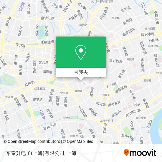 东泰升电子(上海)有限公司地图