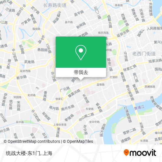统战大楼-东1门地图
