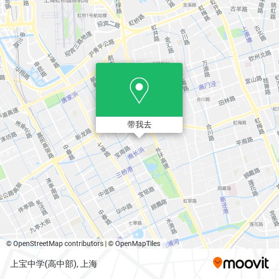 上宝中学(高中部)地图