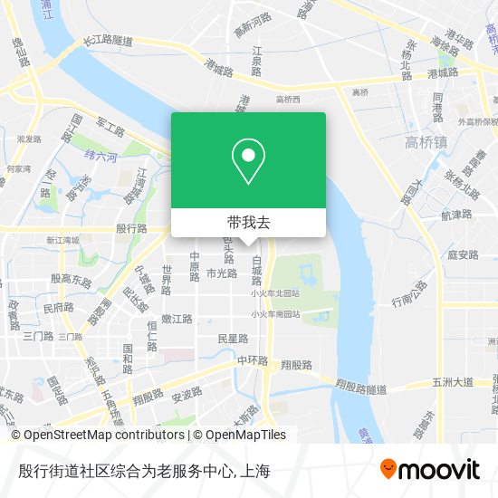 殷行街道社区综合为老服务中心地图
