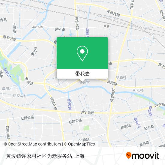 黄渡镇许家村社区为老服务站地图