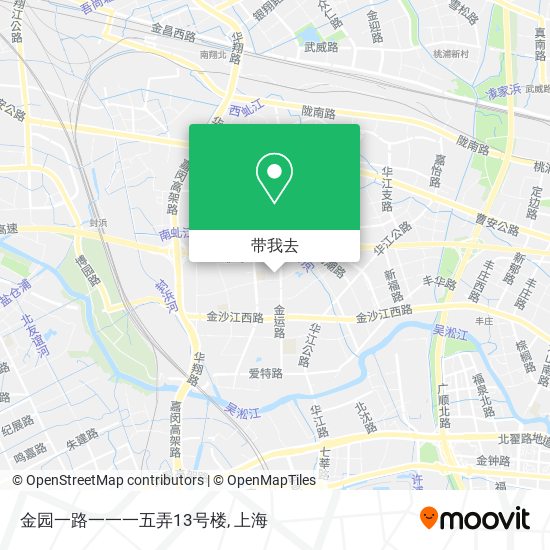 金园一路一一一五弄13号楼地图