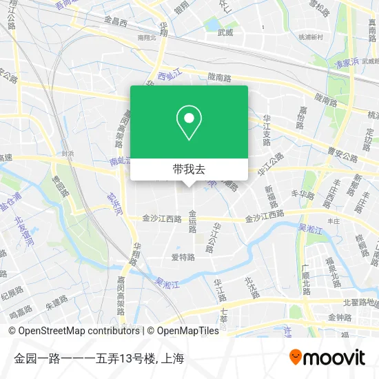 金园一路一一一五弄13号楼地图