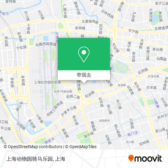 上海动物园骑马乐园地图