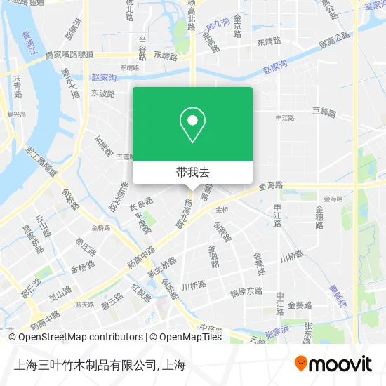 上海三叶竹木制品有限公司地图