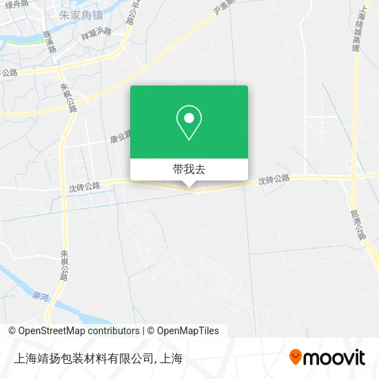 上海靖扬包装材料有限公司地图