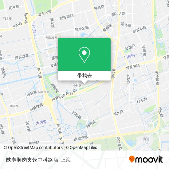 陕老顺肉夹馍中科路店地图