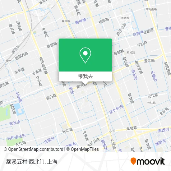 颛溪五村-西北门地图