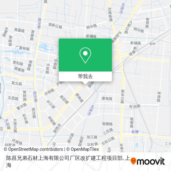 陈昌兄弟石材上海有限公司厂区改扩建工程项目部地图