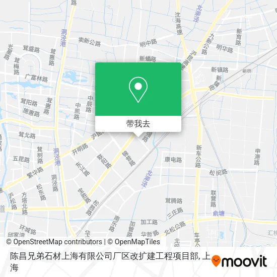 陈昌兄弟石材上海有限公司厂区改扩建工程项目部地图