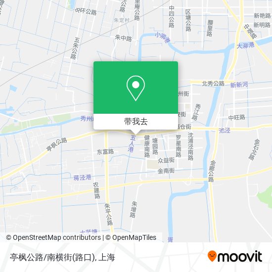 亭枫公路/南横街(路口)地图