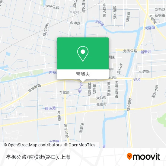 亭枫公路/南横街(路口)地图