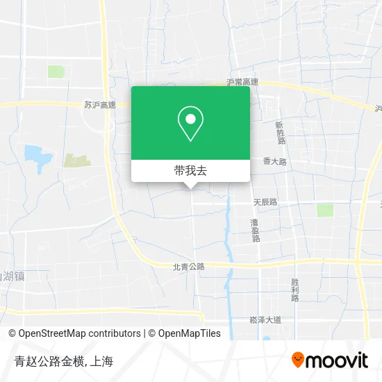 青赵公路金横地图