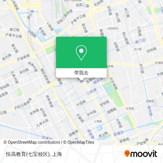 恒高教育(七宝校区)地图